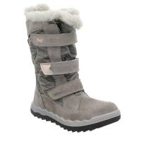 PRIMIGI Mädchen-Snowboot Membrane Taupe Textil Winterstiefel