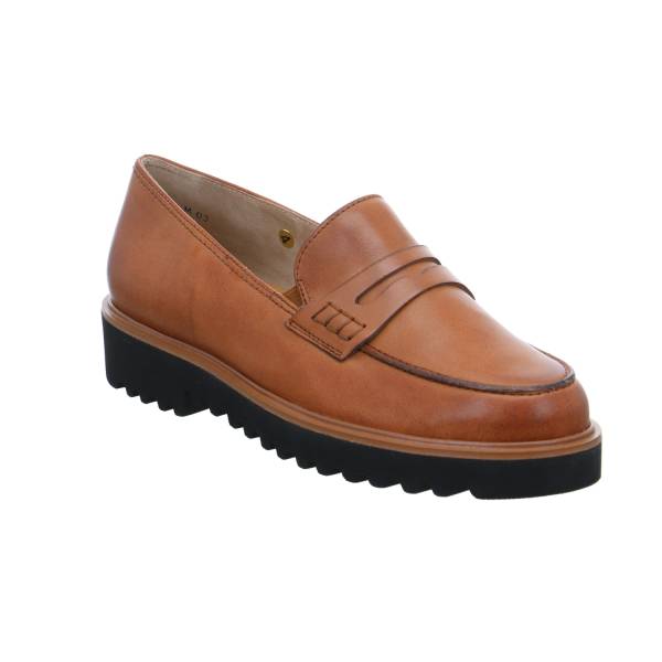 Bild 1 - PAUL GREEN Slipper Cognac Leder