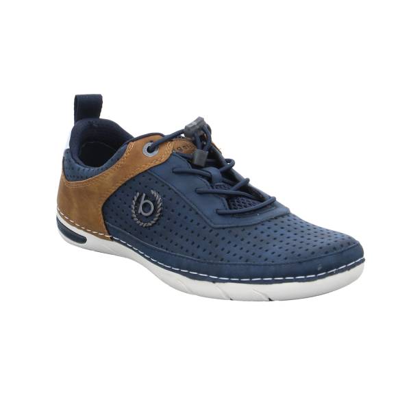 Bild 1 - BUGATTI SHOES Halbschuhe Sneaker Blau Lederimitat