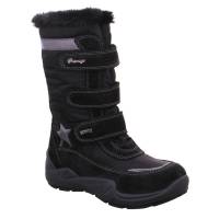 PRIMIGI Mädchen-Snowboot Membrane Schwarz Textil Winterstiefel