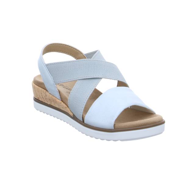 Bild 1 - VAN DER LAAN Comfort-Sandalette Offwhite Leder