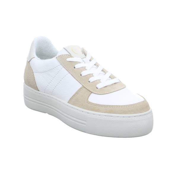 Bild 1 - SCHUHENGEL Sneaker Beige Leder mit Wechselfussbett