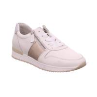 GABOR Sneaker Offwhite Leder mit Wechselfussbett