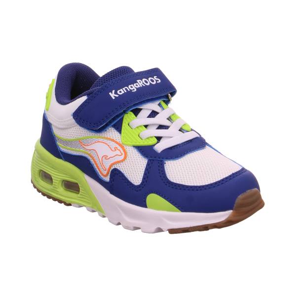 Bild 1 - KANGAROOS Kinder Sportschuh Blau Lederimitat