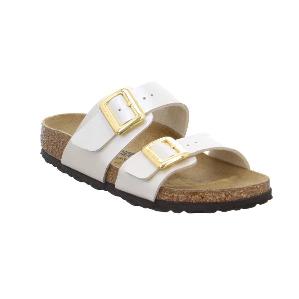 Bild 1 - BIRKENSTOCK Bio-Fussbett Offwhite Lederimitat