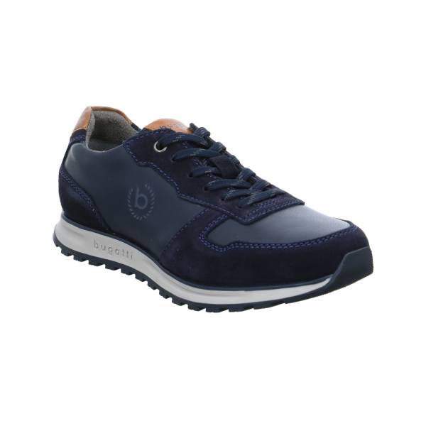 Bild 1 - BUGATTI SHOES Halbschuhe Sneaker Blau Lederimitat