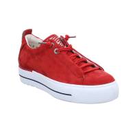 PAUL GREEN Sneaker Rot Leder