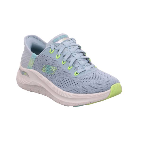 Bild 1 - SKECHERS Sneaker Hellblau Textil mit Wechselfussbett Ja