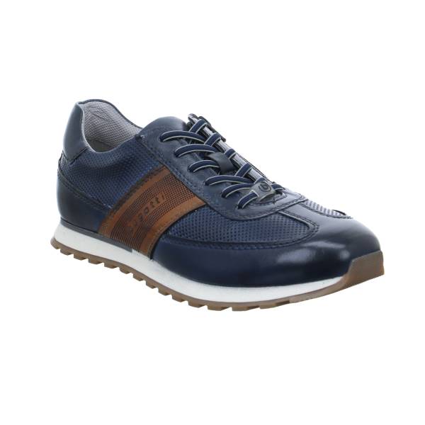 Bild 1 - BUGATTI SHOES Halbschuhe Sneaker Blau Leder