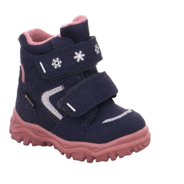 Bild 1 - SUPERFIT Kleinkinder-Snowboot Membran Blau Textil Mädchen Winterstiefel