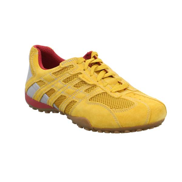 Bild 1 - GEOX Halbschuhe Sneaker Gelb Leder