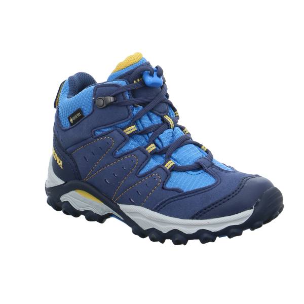 Bild 1 - MEINDL Kinder-Wanderschuhe Blau Synthetik mit Gore Tex