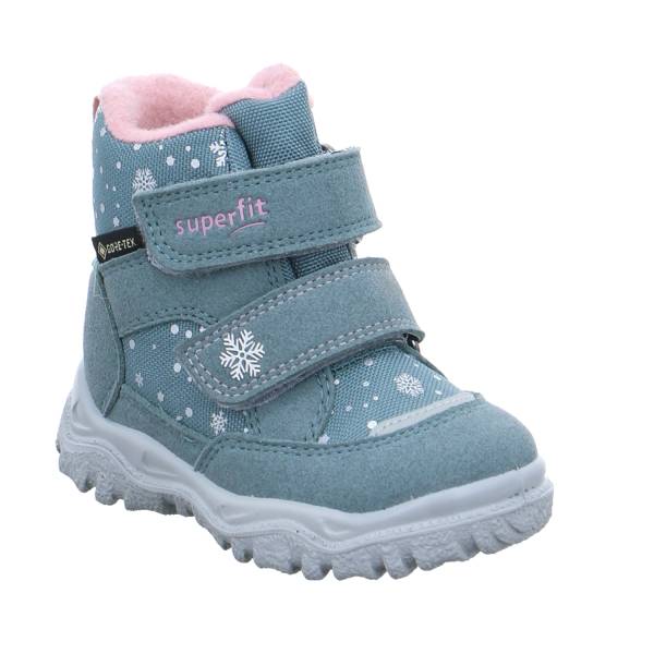 Bild 1 - SUPERFIT Kleinkinder-Snowboot Membran Pastelgrün Textil Baby-Winterstiefel Mädchen