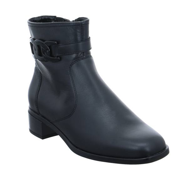 Bild 1 - ARA Comfort-Stiefelette Schwarz Leder mit Wechselfussbett