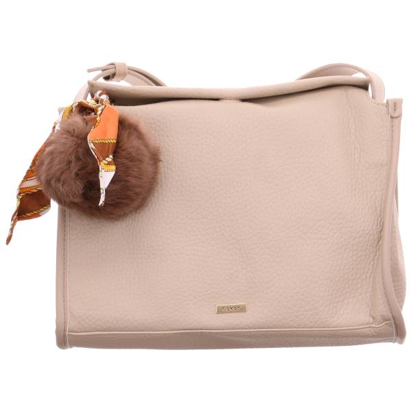 Bild 1 - RIEKER Henkeltasche Beige Lederimitat