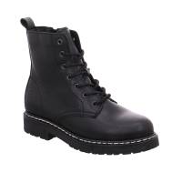 SCHUHENGEL Boot Schwarz Leder