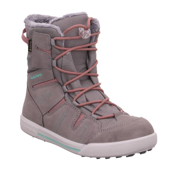 Bild 1 - LOWA Mädchen-Snowboot Membrane Grau Textil Winter-Sneaker, high