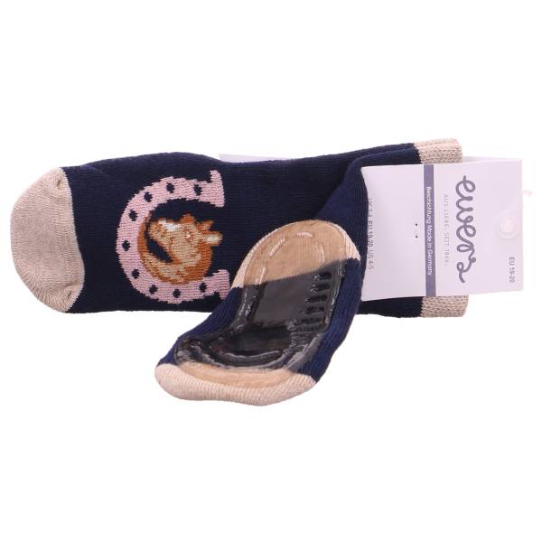 Bild 1 - EWERS Antirutsch-Socken Navy Textil