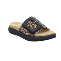 GABOR Pantolette Leopard Leder