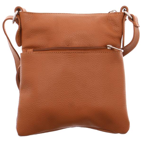 Bild 1 - * Umhänge-/Schultertasche klein Camel Leder