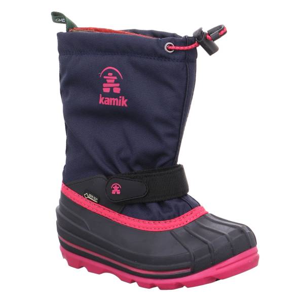 Bild 1 - KAMIK Kinder-Snowboot Blau Textil Schneestiefel