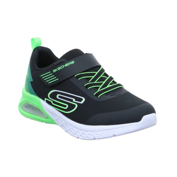 Bild 1 - SKECHERS Jungen-Halbschuh Klett Schwarz Textil Sneaker