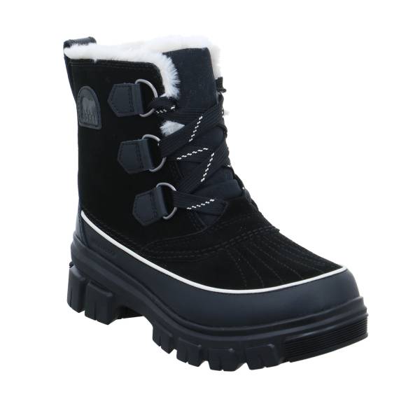 Bild 1 - SOREL Snowboot Schwarz Leder wasserdicht