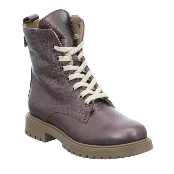 Bild 1 - SOMMERKIND Mädchen-Winter-Bottine Bronze Leder Boot