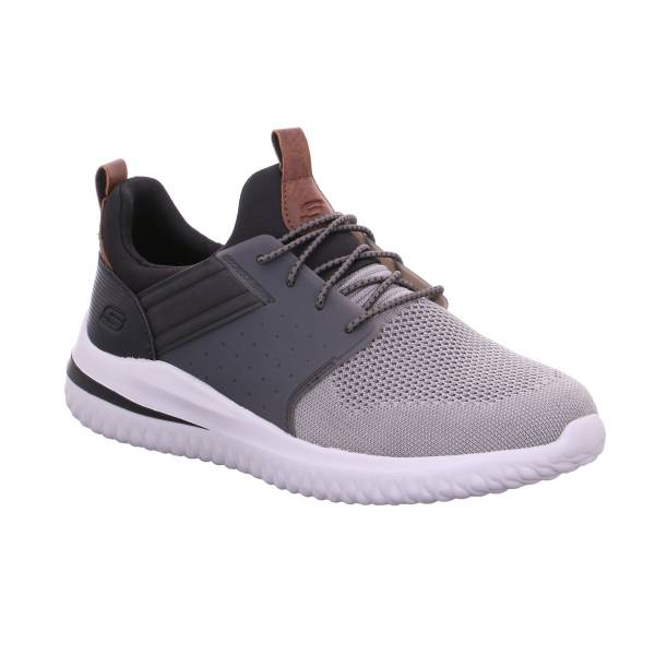 Bild 1 - SKECHERS Halbschuhe Sneaker Stoff Grau Synthetik