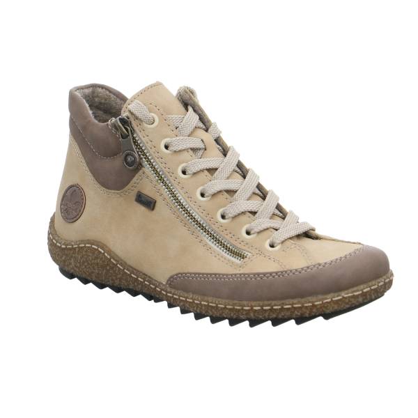 Bild 1 - RIEKER Boot Beige Lederimitat mit Tex-Membrane