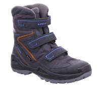 LOWA Jungen- Snowboot Membran Grau Textil Winterstiefel