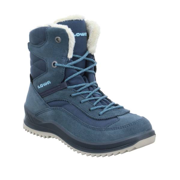 Bild 1 - LOWA Mädchen-Snowboot Membrane Petrol Textil Winter-Sneaker, high