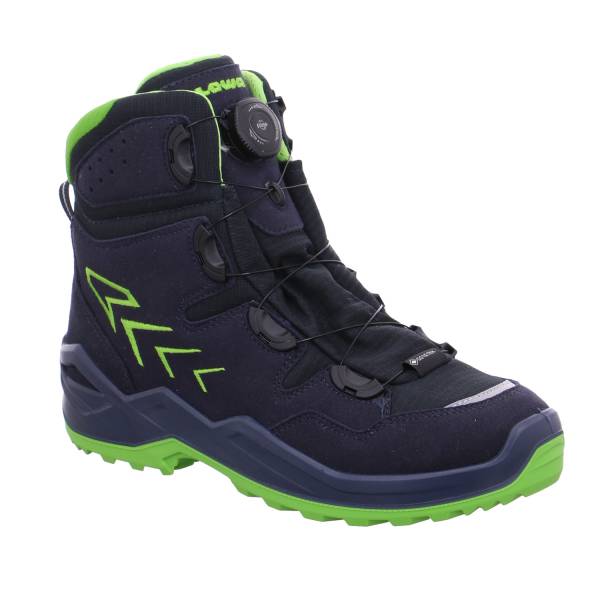 Bild 1 - LOWA Jungen- Snowboot Membran Dunkelblau Textil Winterstiefel