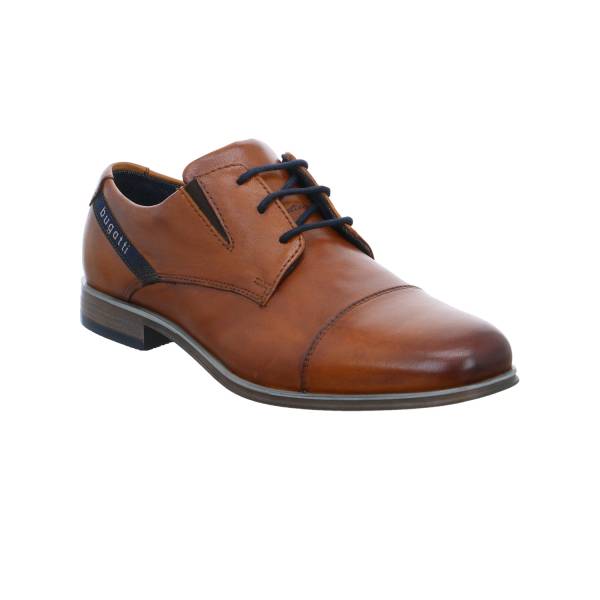 Bild 1 - BUGATTI SHOES Halbschuh-City Cognac Leder