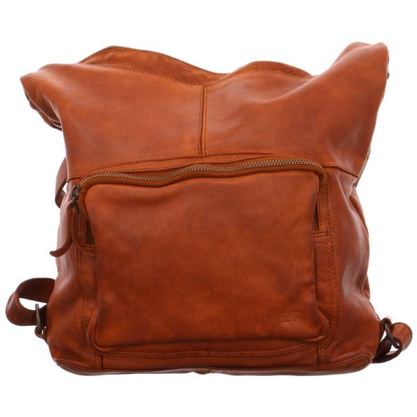 Bild 1 - BEAR DESIGN Rucksack Cognac Leder